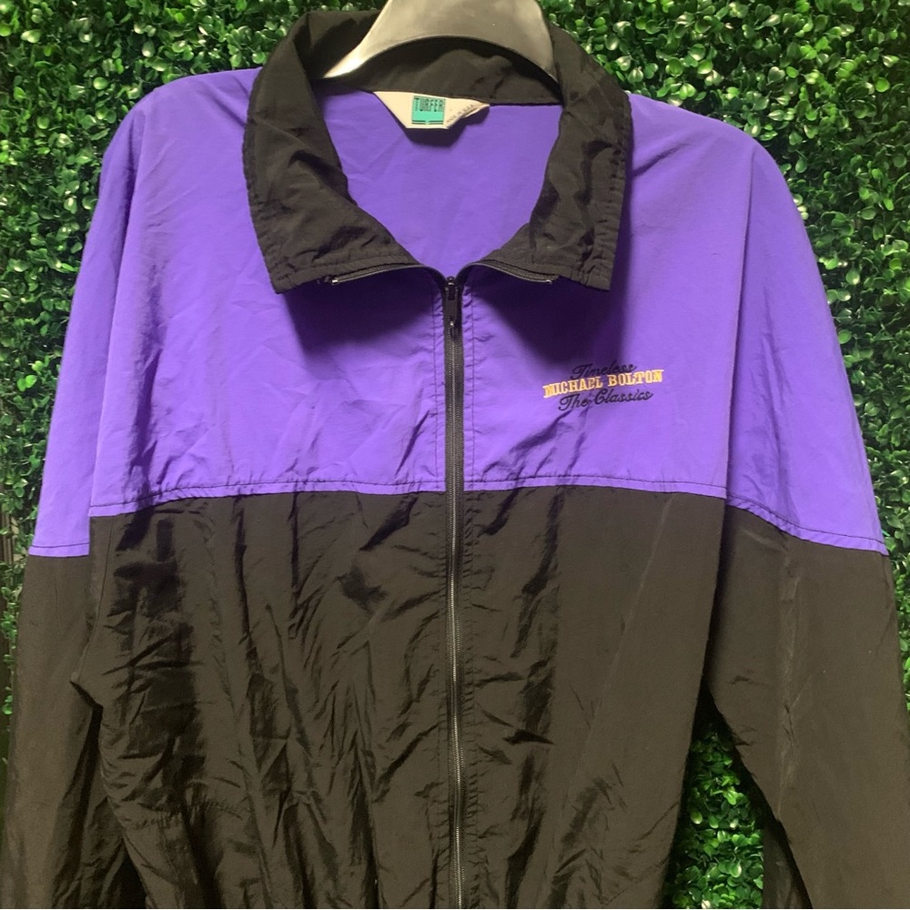 Michael Bolton Vintage Windbreaker Jacket Timeless the Classics Merch